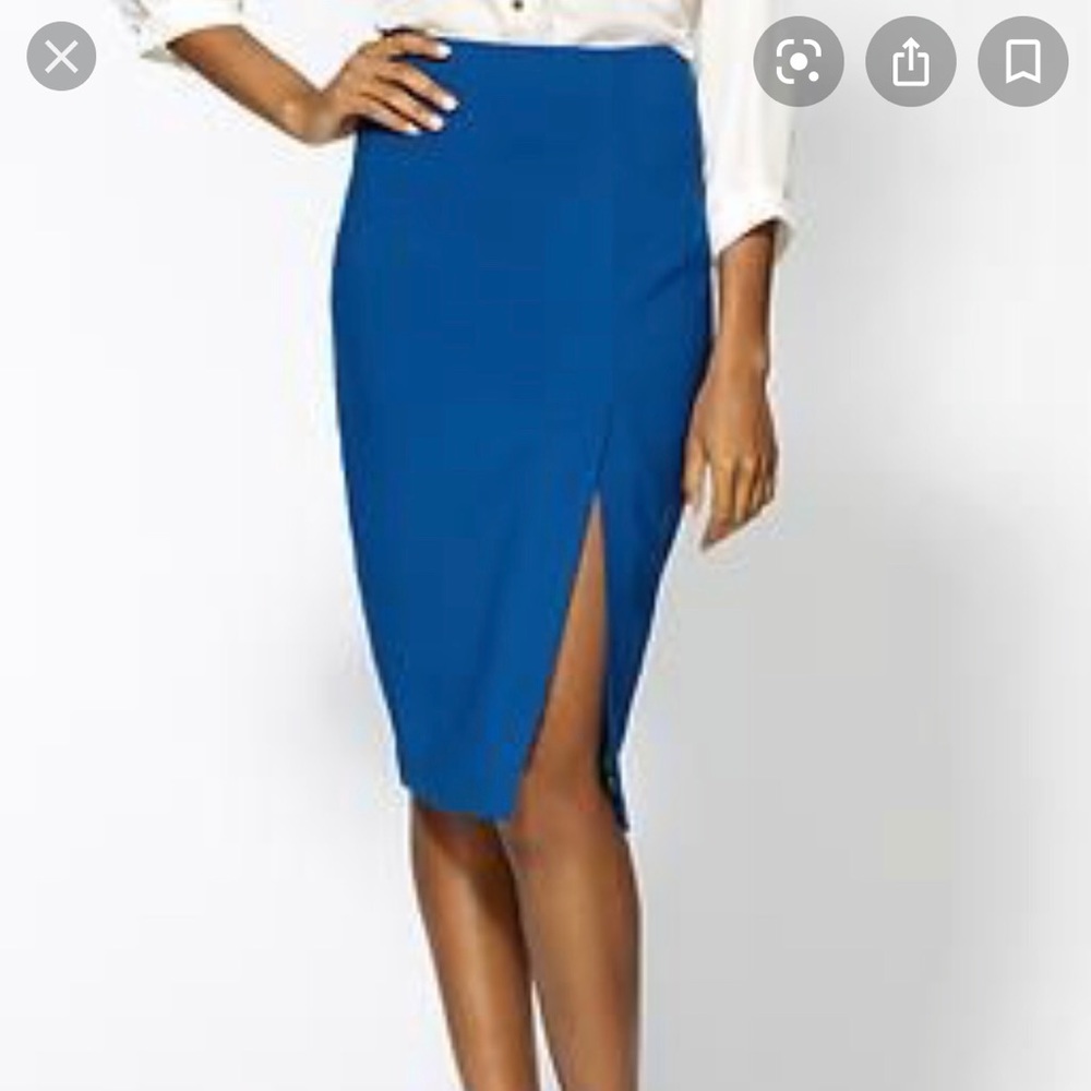 Ark & Co. Blue Pencil Skirt NWOT